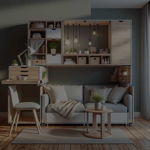 Quel est le meilleur design de mobilier multifonctionnel pour les espaces de vie réduits ?