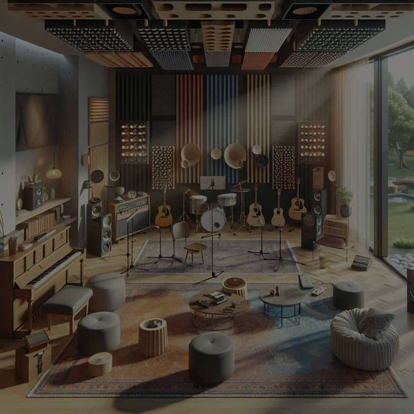 Comment optimiser l'acoustique d'une pièce de musique dans une maison ?