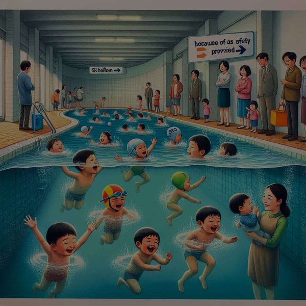 Quels sont les avantages d'une piscine avec une zone peu profonde pour les enfants ?